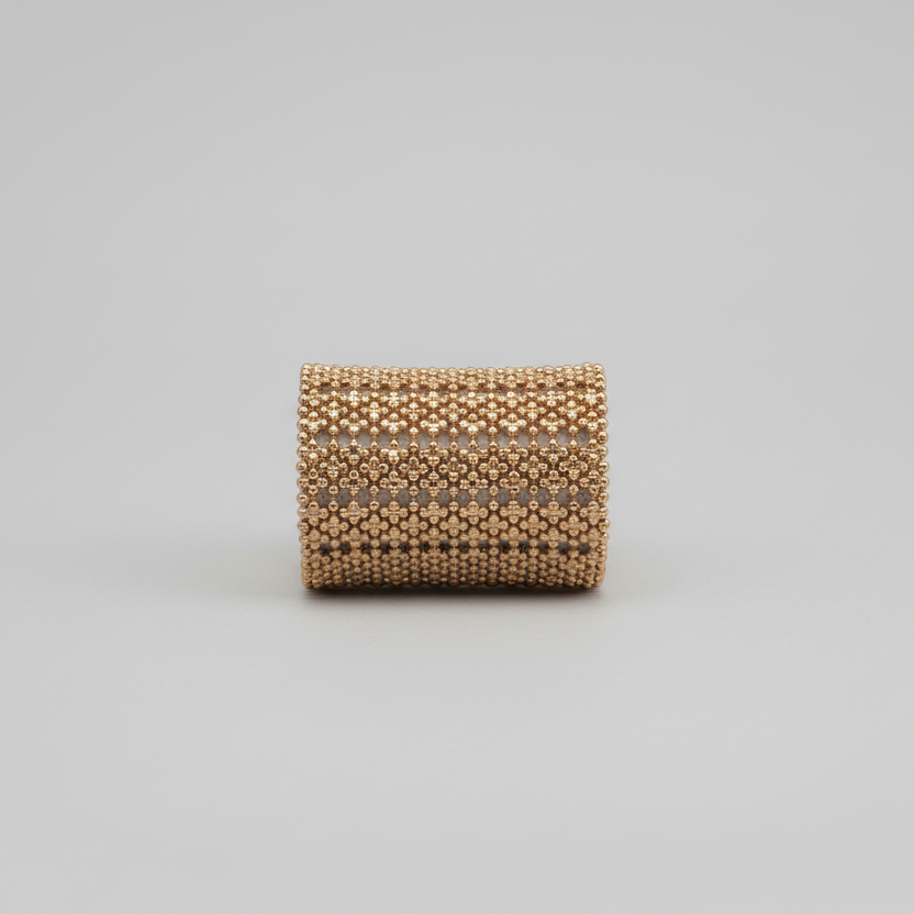 Gas Bijoux Xena Bracelet Small | Gold Textured Cuff – | The