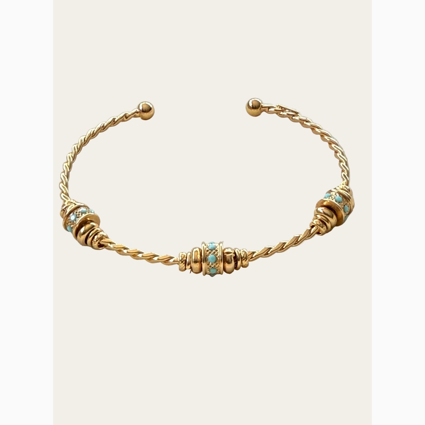 Gas Bijoux Torsade Bracelet - Turquoise