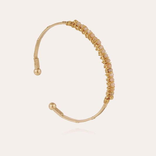 Lyre bracelet on a white background available at The Artemis Edit
