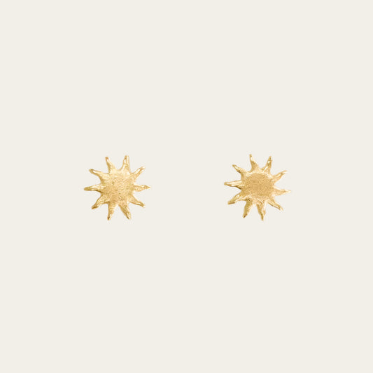 Agapee Cala Studs on neutral background