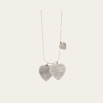 Delicate gold-plated “I Love You” mini necklace by Gas Bijoux, dainty chain with subtle engraved charm
