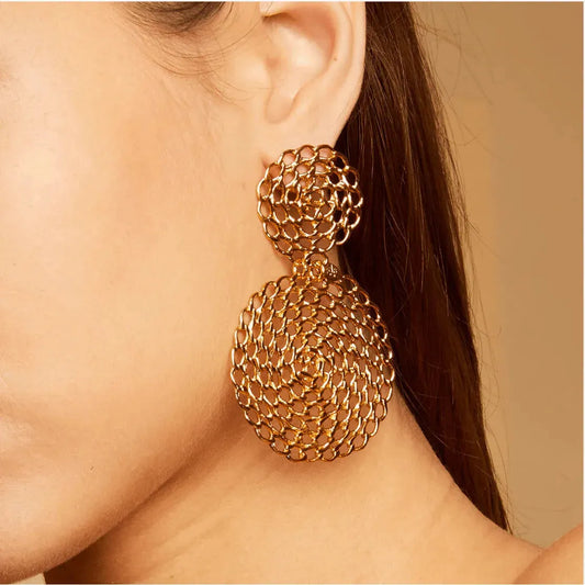 With a length of 5.3cms and a width of 3.5cms, these earrings are as versatile as they are elegant, seamlessly transitioning from work to evening wear