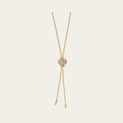 Gas Bijoux Serti Talisman Necklace