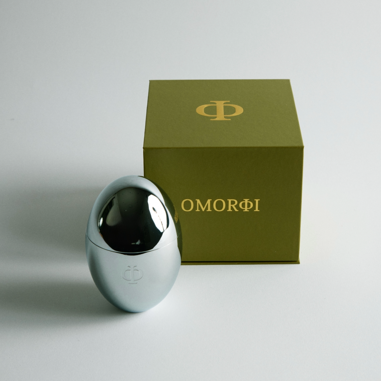Omorfi product with packaging on a white background