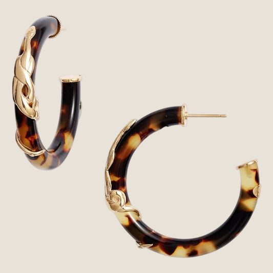 Gas Bijoux Cobra Hoop Earrings