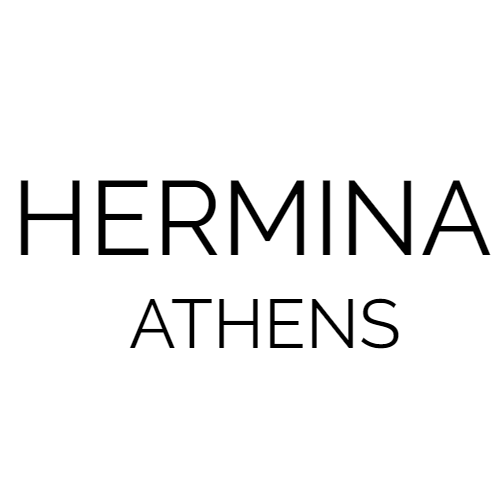Text 'HERMINA ATHENS' on a white background